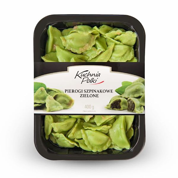 Kuchnia Polki Pierogi szpinakowe zielone 400 g