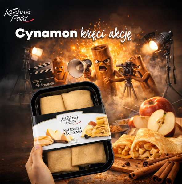 Naleśniki Kuchnia Polki z jabłkami 400g 