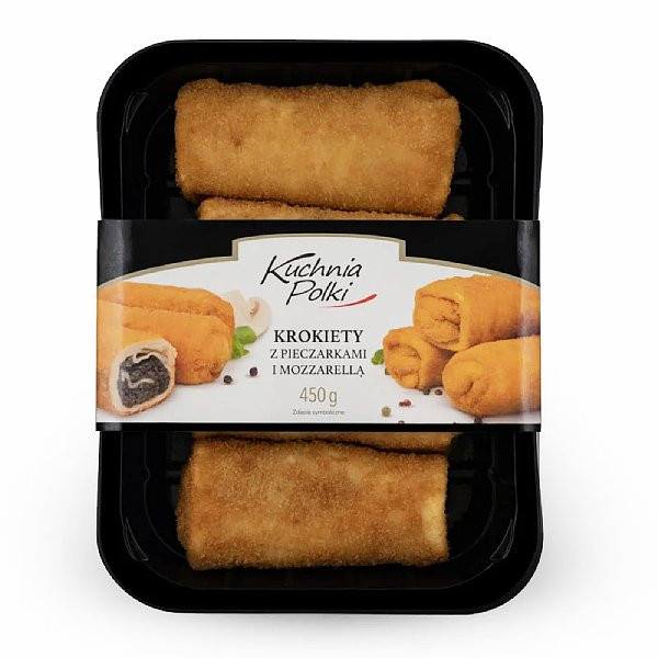 Krokiety Kuchnia Polki mozarella i pieczarka 