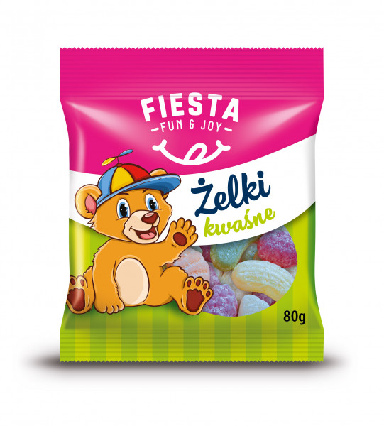 Żelki Fiesta kwaśne