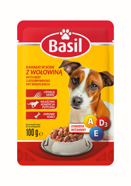 Karma dla psa Basil z wołowiną