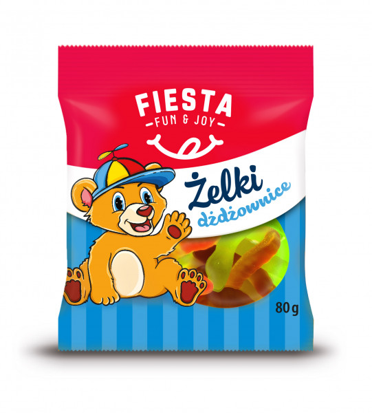 Żelki Fiesta dżdżownice 