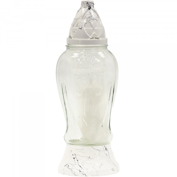 Znicz Amikus z263 szklany 30cm40h