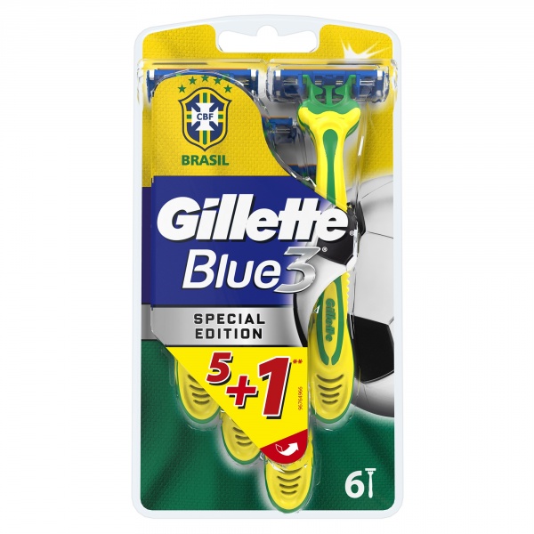 Maszynka Gillette Blue3 Brazil /5+1szt 