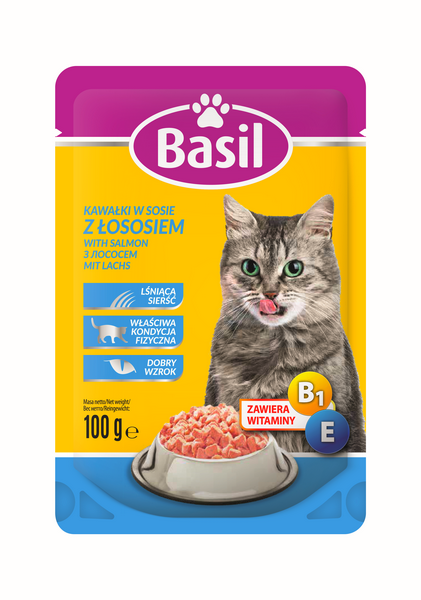 Karma dla kota Basil z łososiem