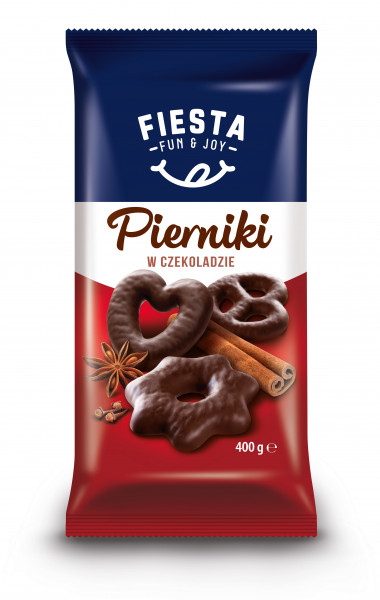 Pierniki Fiesta w deserowej czekoladzie