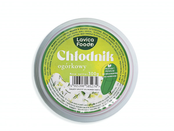 Chłodnik Lavica Food z ogórków