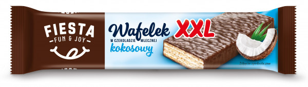 Wafelek Fiesta w czekoladzie kokosowy 