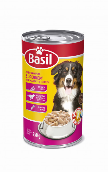 Karma dla psa Basil z drobiem