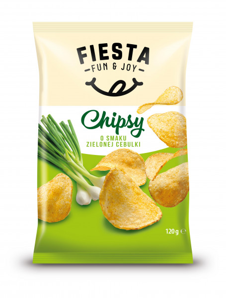 Chipsy Fiesta smak zielonej cebulki
