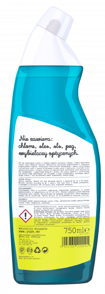 YOPE Naturalny żel do czyszczenia toalet Limonka i mięta, 750 ml