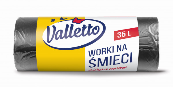 Worki na śmieci Valletto 35l ekstramocne 15 szt