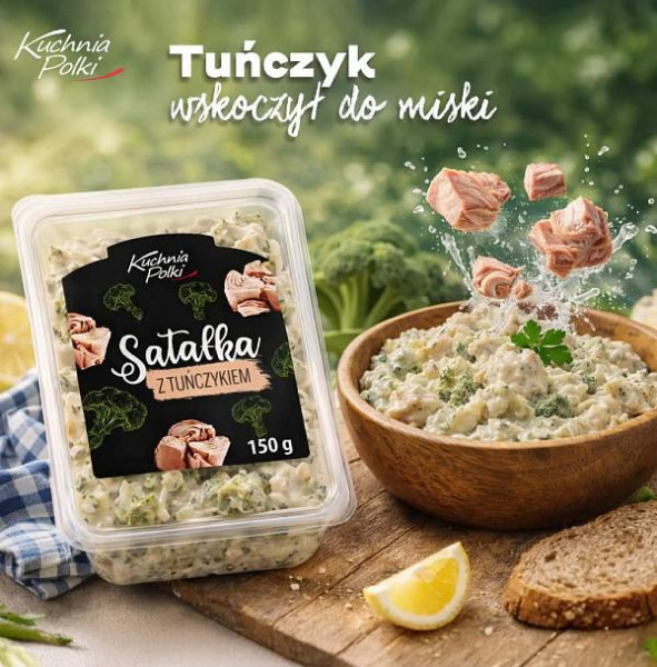 Sałatka Kuchnia Polki z tuńczykiem 150g 