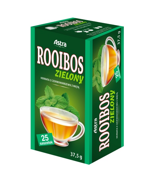 Herbata Rooibos zielony z miętą 25*1,5g 