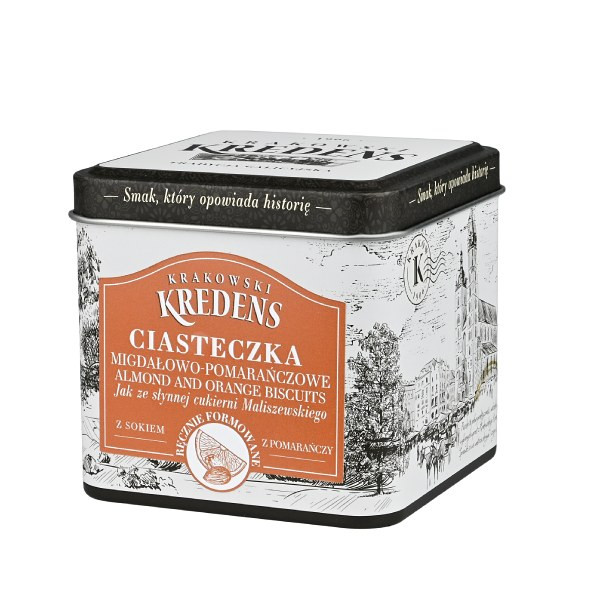 Ciasteczka Krakowski Kredens migdałowo-pomarańczowe 