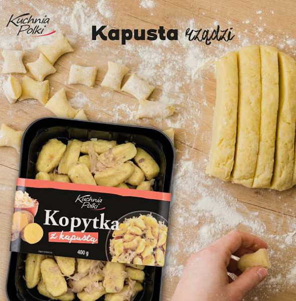 Kopytka Kuchnia Polki z kapustą