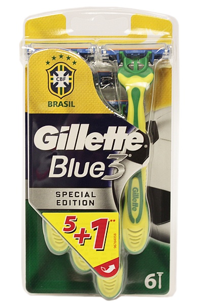 Maszynka Gillette Blue3 Brazil /5+1szt 