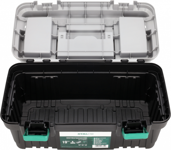 Skrzynka Stalco narzędziowa 19"plastik 