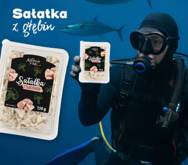 Sałatka Kuchnia Polki z tuńczykiem 150g 