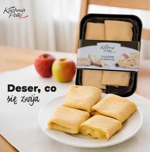 Naleśniki Kuchnia Polki z jabłkami 400g 