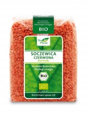 SOCZEWICA CZERWONA BIO 400 g - BIO PLANET