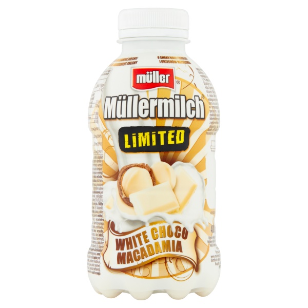 Napój mleczny Mullermilch LTD Biała Czekolada/ Orzechy Makadamia 400g