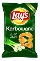 Lay's Karbowane Zielona Cebulka 150g