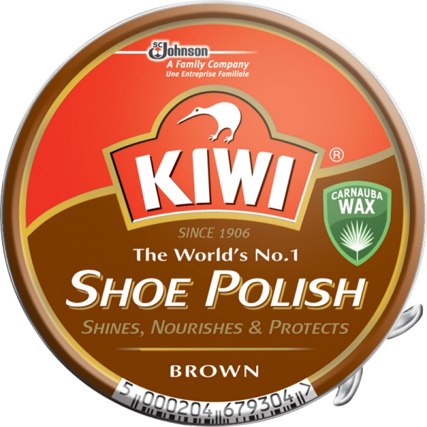 KIWI shoe polish pasta do butów w puszce brązowa   50ml