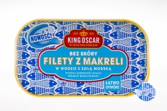 Filety z makreli w wodzie z solą morską 110g