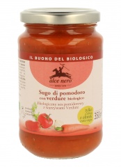 SOS POMIDOROWY Z WARZYWAMI (VERDURE) BIO 350 g - ALCE NERO
