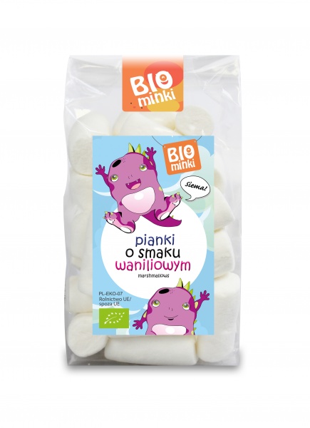 PIANKI O SMAKU WANILIOWYM BIO 100 g - BIOMINKI