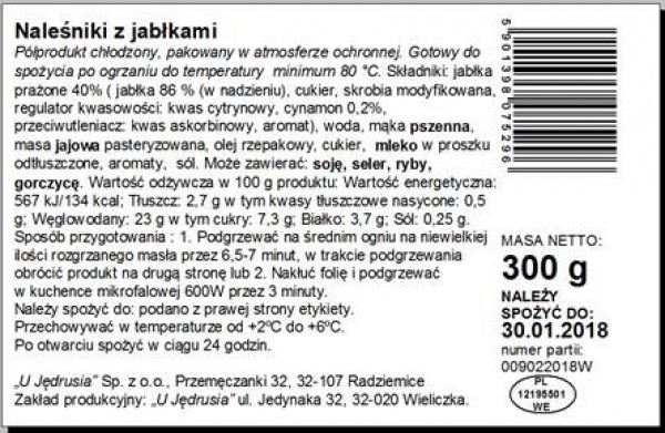 Naleśniki z jabłkami