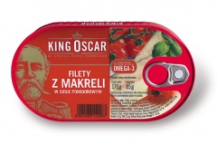 Filety z makreli w sosie pomidorowym 170g