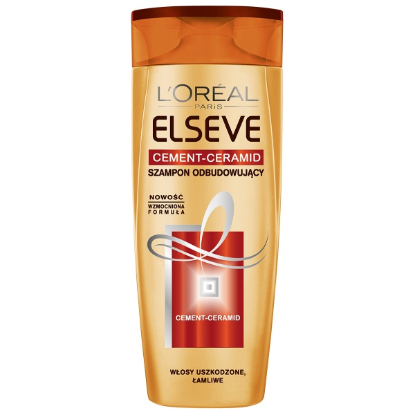 L&#039;Oréal Paris Elseve Cement-Ceramid Szampon odbudowujący 400 ml