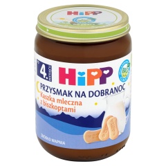 KASZKA MLECZNA Z BISZKOPTAMI HiPP BIO 190g