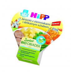 Jarzynki z ziemniakami i delikatnym schabem BIO 250g