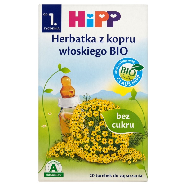 Herbatka z kopru włoskiego HiPP BIO w torebkach do zaparzania 30g
