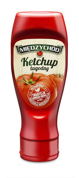 Ketchup łagodny but. plastikowa 430g