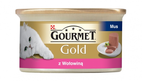 GOURMET GOLD - mus z wołowiną 85g