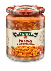 Fasola w sosie pomidorowym 520g