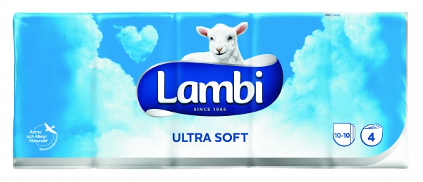 Chusteczki higieniczne Lambi Ultra Soft 10 x 10 szt.