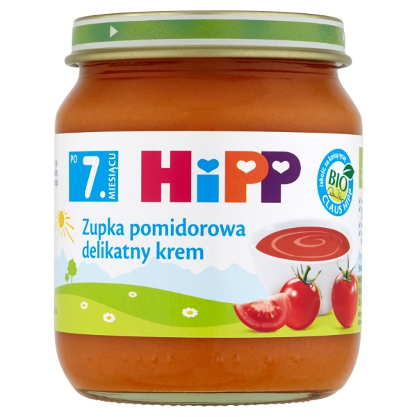 HiPP BIO od pokoleń, Zupka pomidorowa delikatny krem, po 7. m-cu, 200 g
