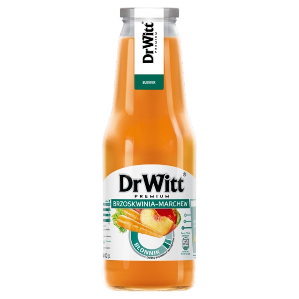 DrWitt Premium Błonnik Brzoskwinia-marchew napój 1 l