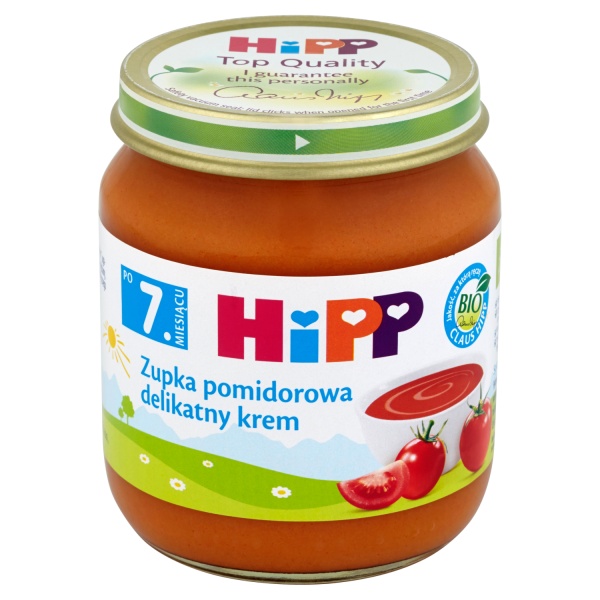 HiPP BIO od pokoleń, Zupka pomidorowa delikatny krem, po 7. m-cu, 200 g