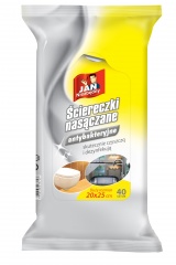 Ściereczki nasączane antybakteryjne Jan Niezbędny 40szt