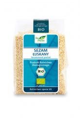 SEZAM BIAŁY ŁUSKANY BIO 250 g - BIO PLANET