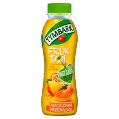 Tymbark Fruktajl multiwitamina Koktajl wieloowocowy z kawałkami owoców 250 ml pet