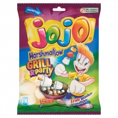 JOJO Marshmallow Pianki o smaku truskawkowo-waniliowym 86g