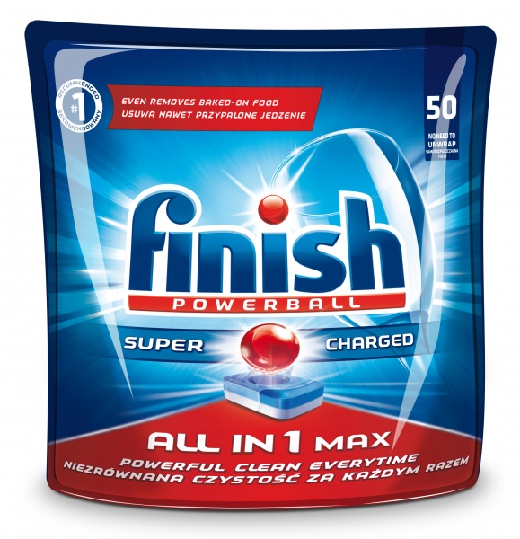 Finish Powerball All in 1 Max Shine&amp;Protect Tabletki do zmywarek  940 g (50 sztuk)