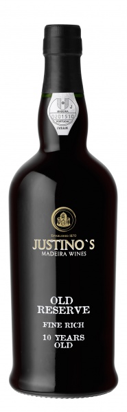 MADEIRA JUSTINO&#039;S OLD RESERVE 10 YEARS OLD 19% 750 ML